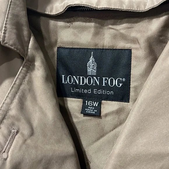 London Fog limited edition belted trench coat - Picture 2 of 4